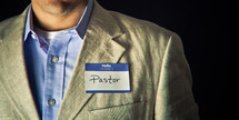 name tag - Pastor