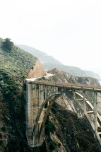bridge connecting two mountains 