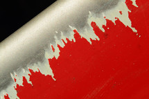red paint abstract art