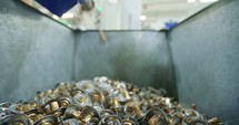 Automotive metal parts in a production facility