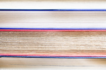 stack of books closeup 