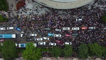 Protest Aerial View	
