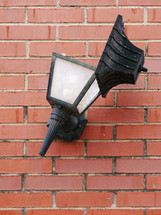 broken tilted lantern style light