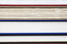 stack of books closeup 