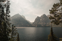 quiet mountain lake 