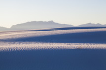 ripples in sand on sand dunes 