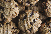 a closeup of cookies 