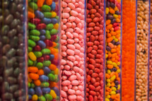 jelly beans in a candy store 
