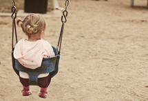 Girl in a swing