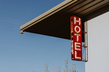 old hotel sign 