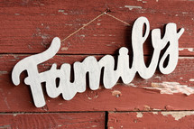 family sign 