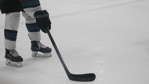 a hockey player on the ice 