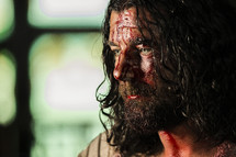 bloody face of Christ 
