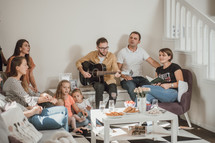 An in home Bible study for families with music 