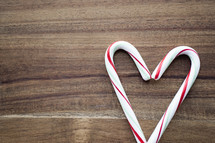 heart shaped Candy Canes 