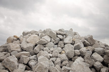 large grey boulder rocks 