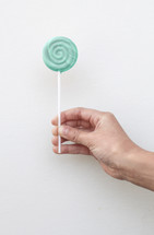 blue lollipop 