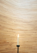 candle in a church 
