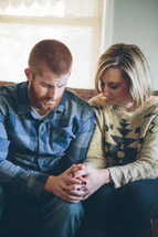 couple praying together 