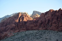 desert mountains of Red Rock Canyon 