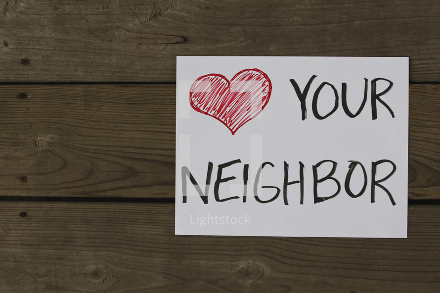 Heart your neighbor
