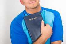 man and his Bible 