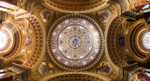 ceiling of a dome 