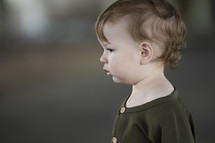 side profile of a toddler boy 