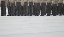 marines in formation