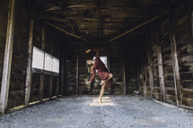 dancing in a barn 
