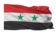 Flag of Syria.