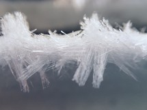ice crystals closeup
