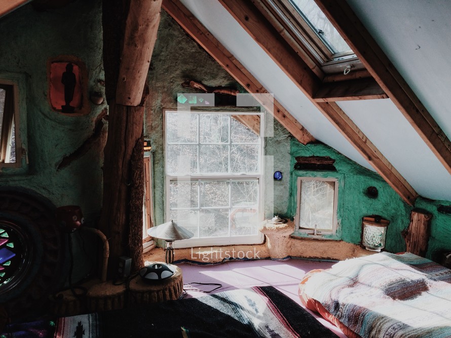 bedroom in a cabin 