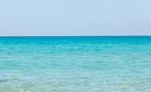 sea with turquoise water - Gallipoli, Salento, Apulia, Italy.