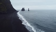 Black Sand Beach In Iceland