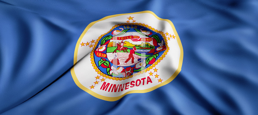 state flag of Minnesota 