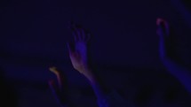 raised hands in worship 