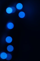 blue bokeh lights 