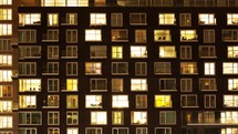 windows of an apartment building 