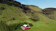 Iceland panoramic landscape panorama view