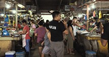 Market preacher in the Philippines
