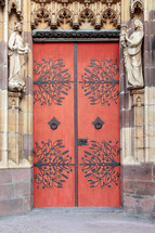 door of Saint Theobald's Church, Thann