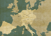 Holy Roman Empire map 