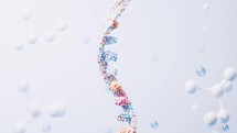 RNA with biological concept, 3d rendering.
