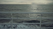 view of water from a ship 