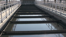 Water recycling - large waste water treatment facility