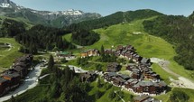 Alps from above, Aerial adventure with drone in the heart of nature