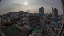 Timelapse of city life in Seoul, South Korea