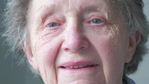 face of an elderly woman 