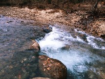 flowing stream 